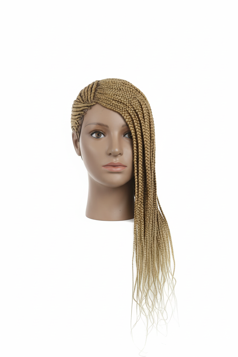 VELOURA – Cornrow Braided Wig Blonde