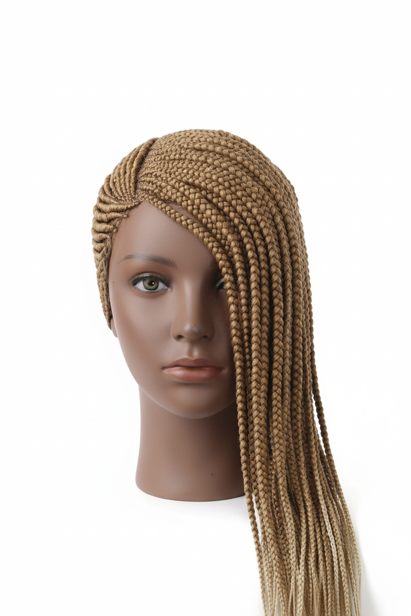 VELOURA – Cornrow Braided Wig Blonde