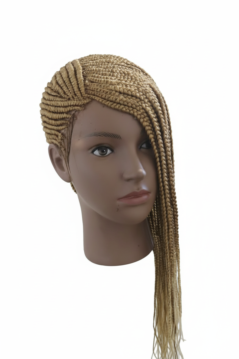 VELOURA – Cornrow Braided Wig Blonde